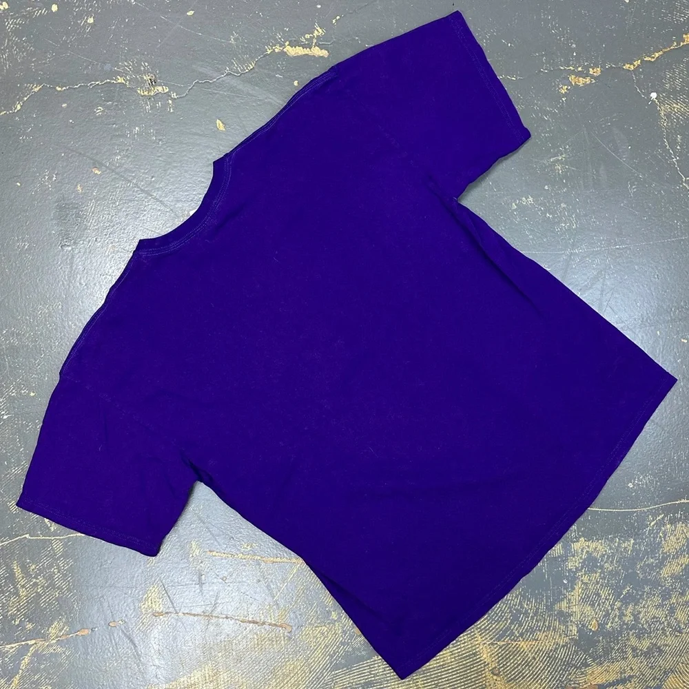 LSU Tigers Louisiana State Baseball NCAA Shirt XL Golden Rod Yellow Purple - Picture 2 of 6